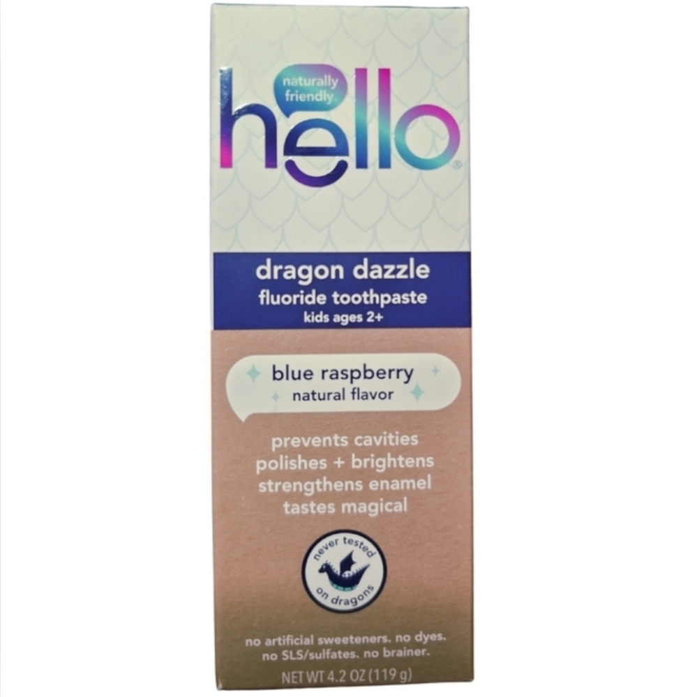 Hello Dragon Dazzle Toothpaste for Kids